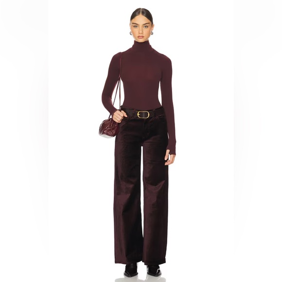 Citizens Of Humanity Pants - Citizens of Humanity Loli Velvet High-Rise Wide-Leg Jeans Size 30
